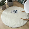 New Fluffy Wool Rug Living Room Carpets Faux Fur round Mat Kids Room Long Plush Rugs Home Bedroom Decor Shaggy Carpet