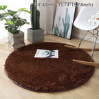 New Fluffy Wool Rug Living Room Carpets Faux Fur round Mat Kids Room Long Plush Rugs Home Bedroom Decor Shaggy Carpet