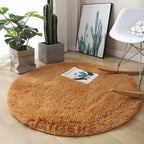 New Fluffy Wool Rug Living Room Carpets Faux Fur round Mat Kids Room Long Plush Rugs Home Bedroom Decor Shaggy Carpet