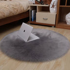 30X30Cm Soft Plush Rugs Artificial Sheepskin Carpet Mat Bedroom Warm Rugs Long Hair Seat Cushion Cover Floor Mat