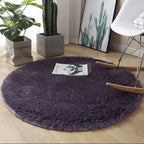 New Fluffy Wool Rug Living Room Carpets Faux Fur round Mat Kids Room Long Plush Rugs Home Bedroom Decor Shaggy Carpet